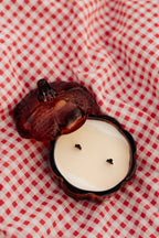 First in Line- 9oz Vintage Glass Pumpkin Candle